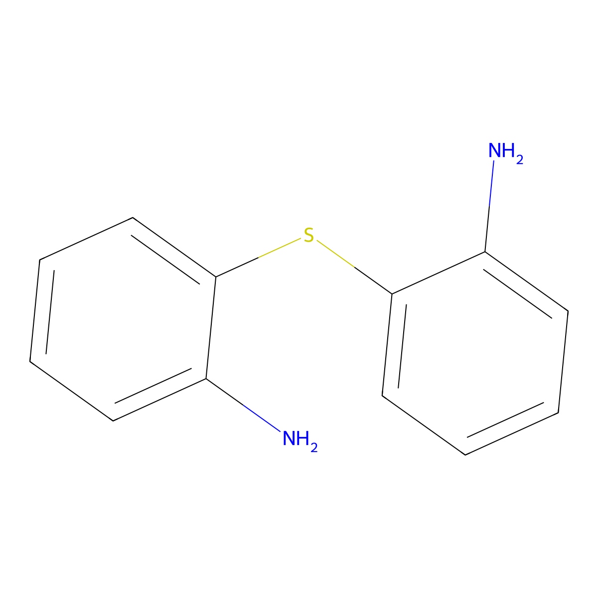 2,2'-Diaminodiphenylsulfide molecular structure, CAS 5873-51-8