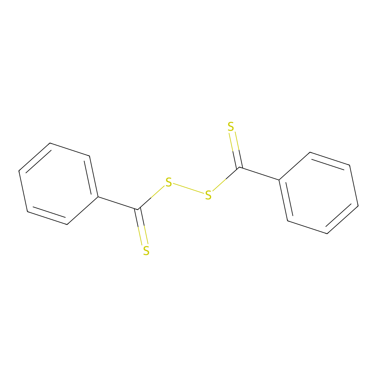 Bis(thiobenzoyl) Disulfide molecular structure, CAS 5873-93-8