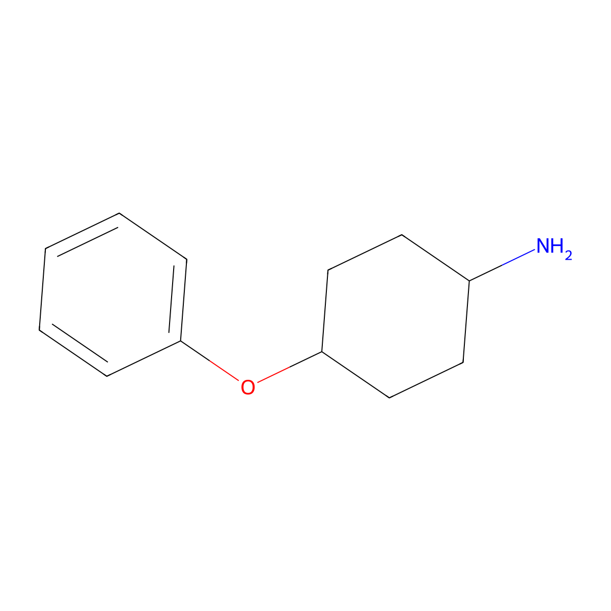 4-Phenoxycyclohexanamine molecular structure, CAS 58730-73-7