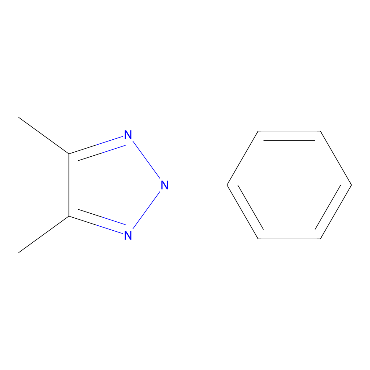 4,5-Dimethyl-2-phenyltriazole molecular structure, CAS 58737-90-9