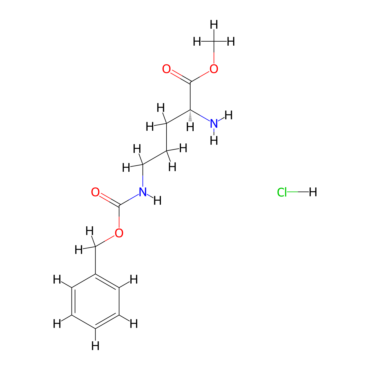 H-Orn(Z)-ome hcl molecular structure, CAS 5874-75-9
