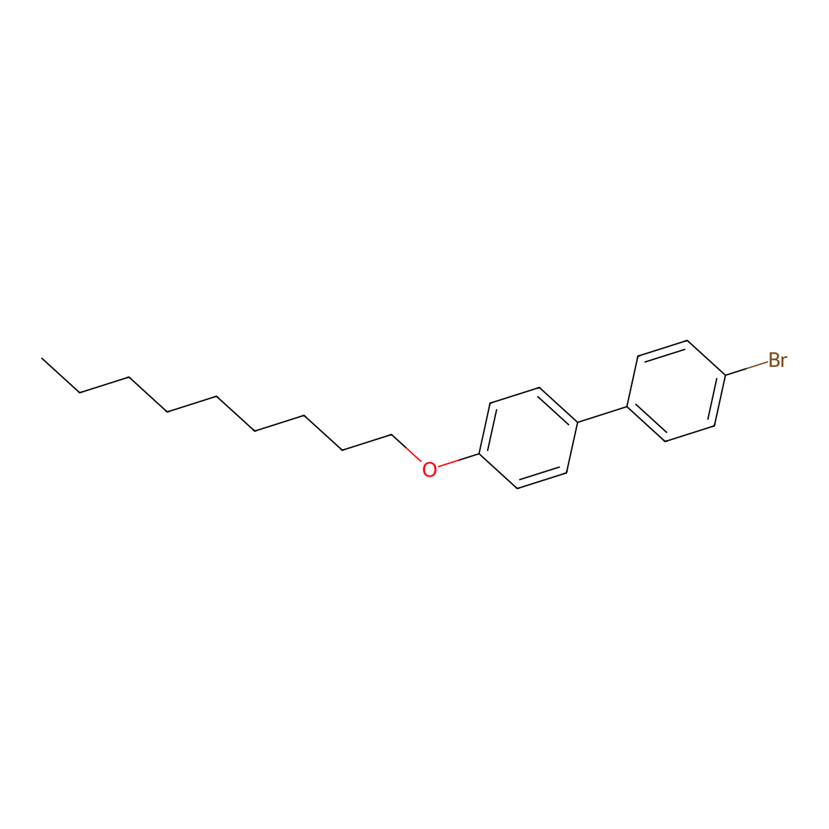 4-Bromo-4'-(nonyloxy)-1,1'-biphenyl molecular structure, CAS 58743-82-1