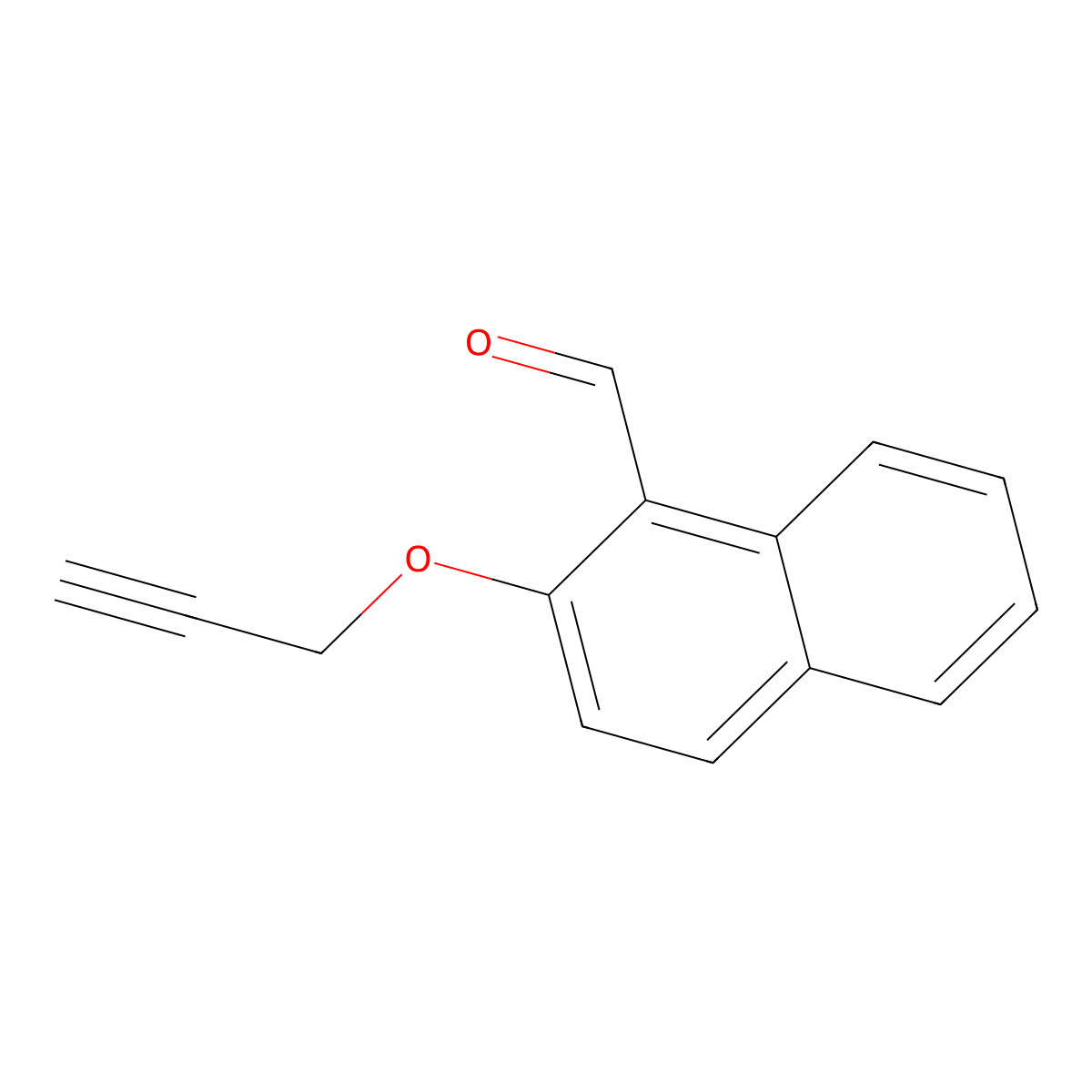 2-(2-Propynyloxy)-1-naphthaldehyde molecular structure, CAS 58758-48-8