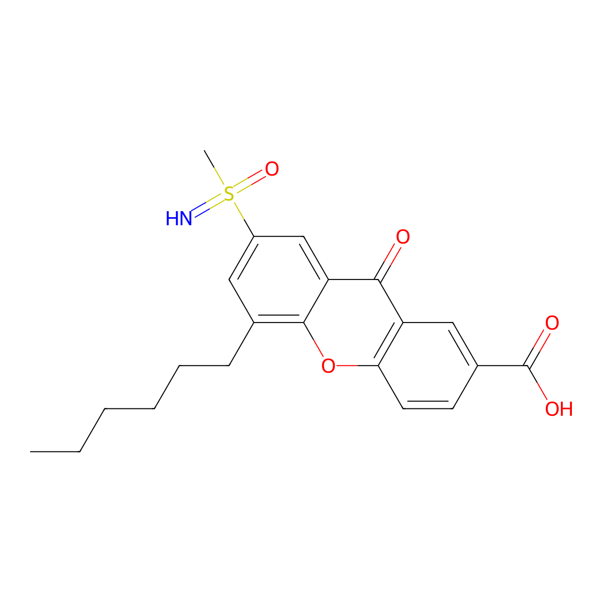 Sudexanox molecular structure, CAS 58761-87-8