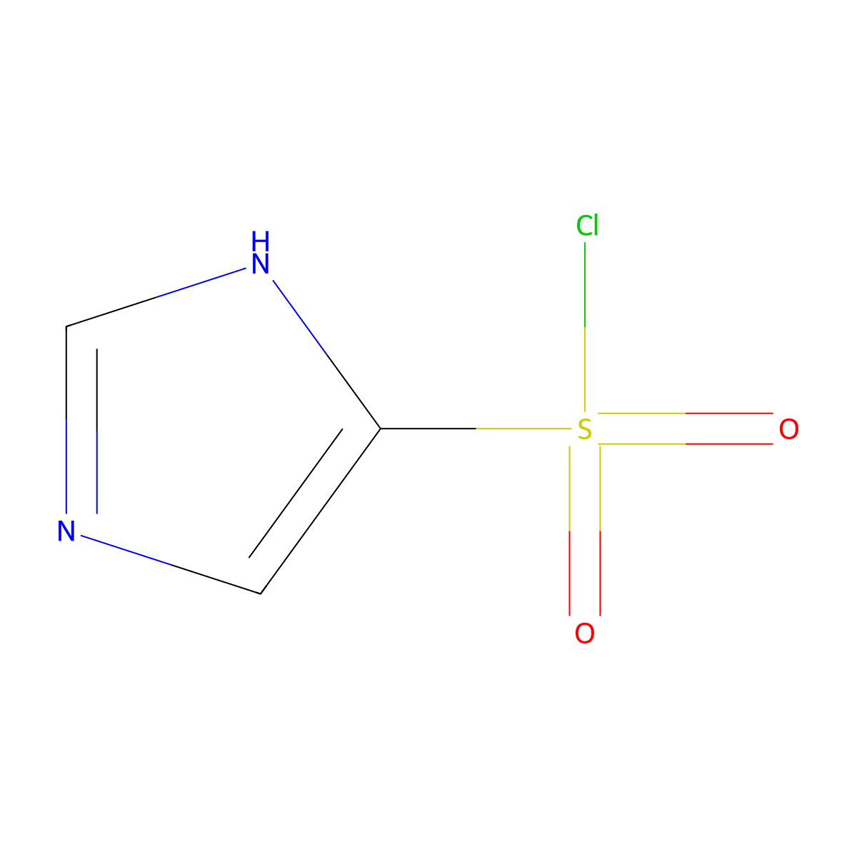 1H-imidazole-4-sulfonyl chloride molecular structure, CAS 58767-51-4