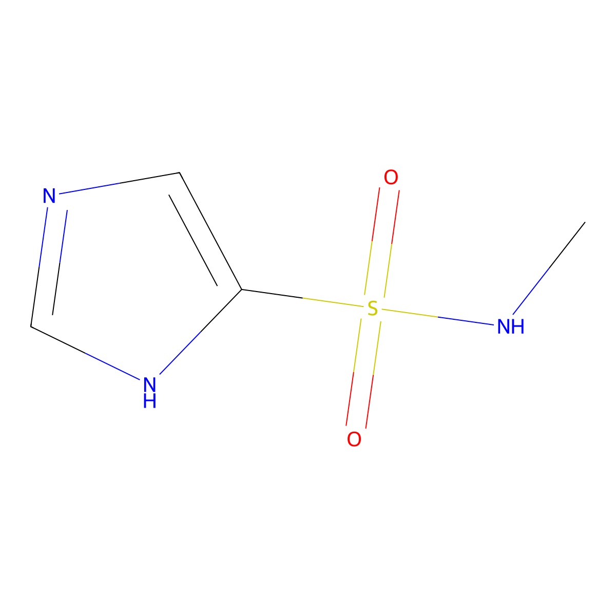 N-methyl-1H-imidazole-4-sulfonamide molecular structure, CAS 58768-15-3