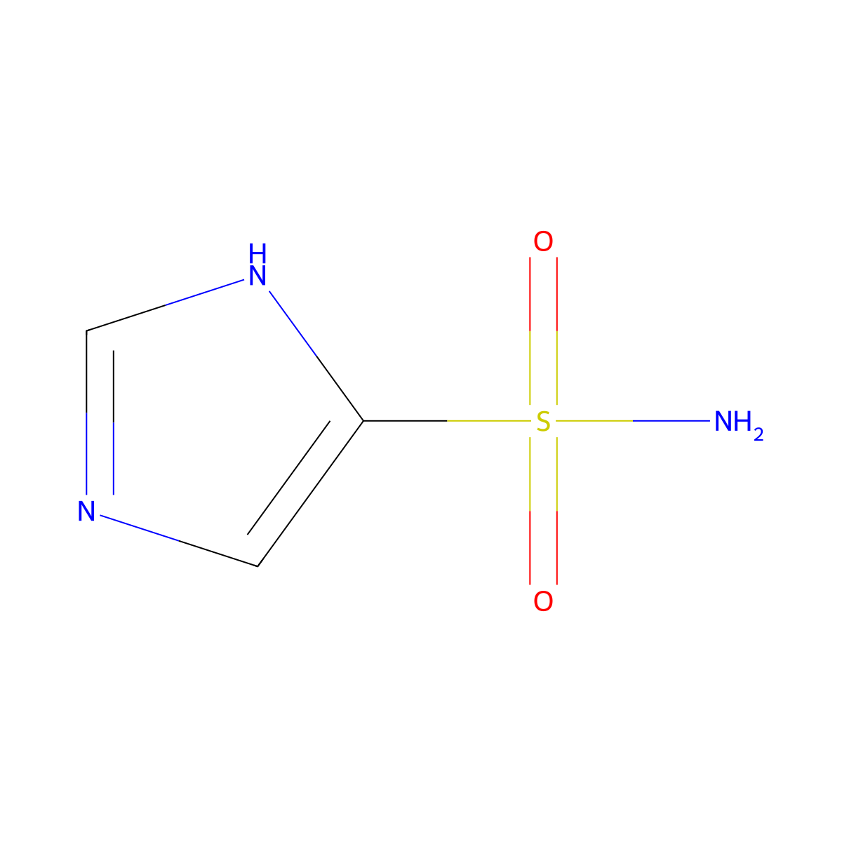 1H-imidazole-4-sulfonamide molecular structure, CAS 58768-75-5