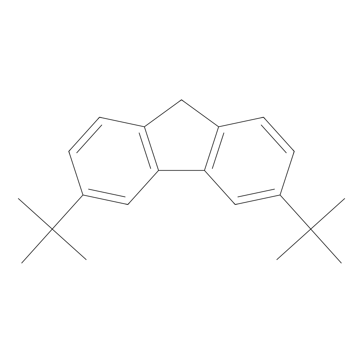 3,6-DI-Tert-butylfluorene molecular structure, CAS 58775-07-8