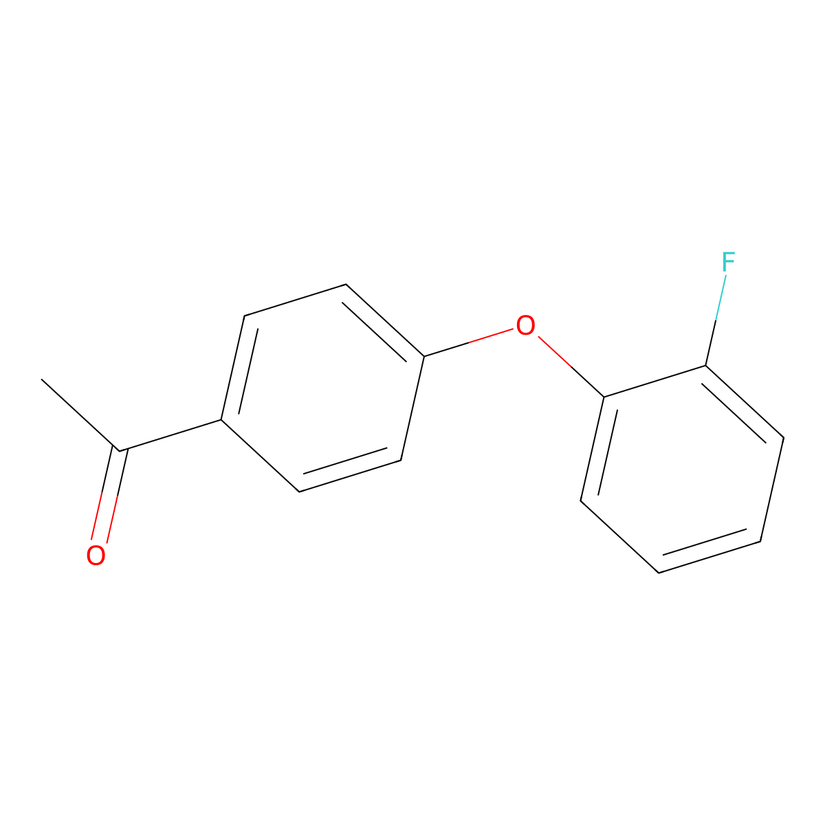 4'-(2-Fluorophenoxy)acetophenone molecular structure, CAS 58775-91-0