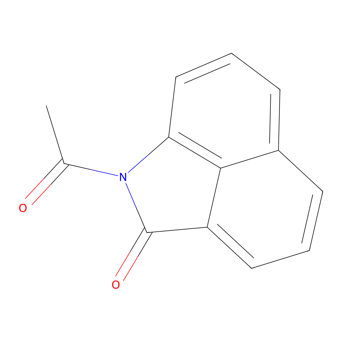 1-Acetyl-1H-benzo[cd]indol-2-one molecular structure, CAS 58779-65-0