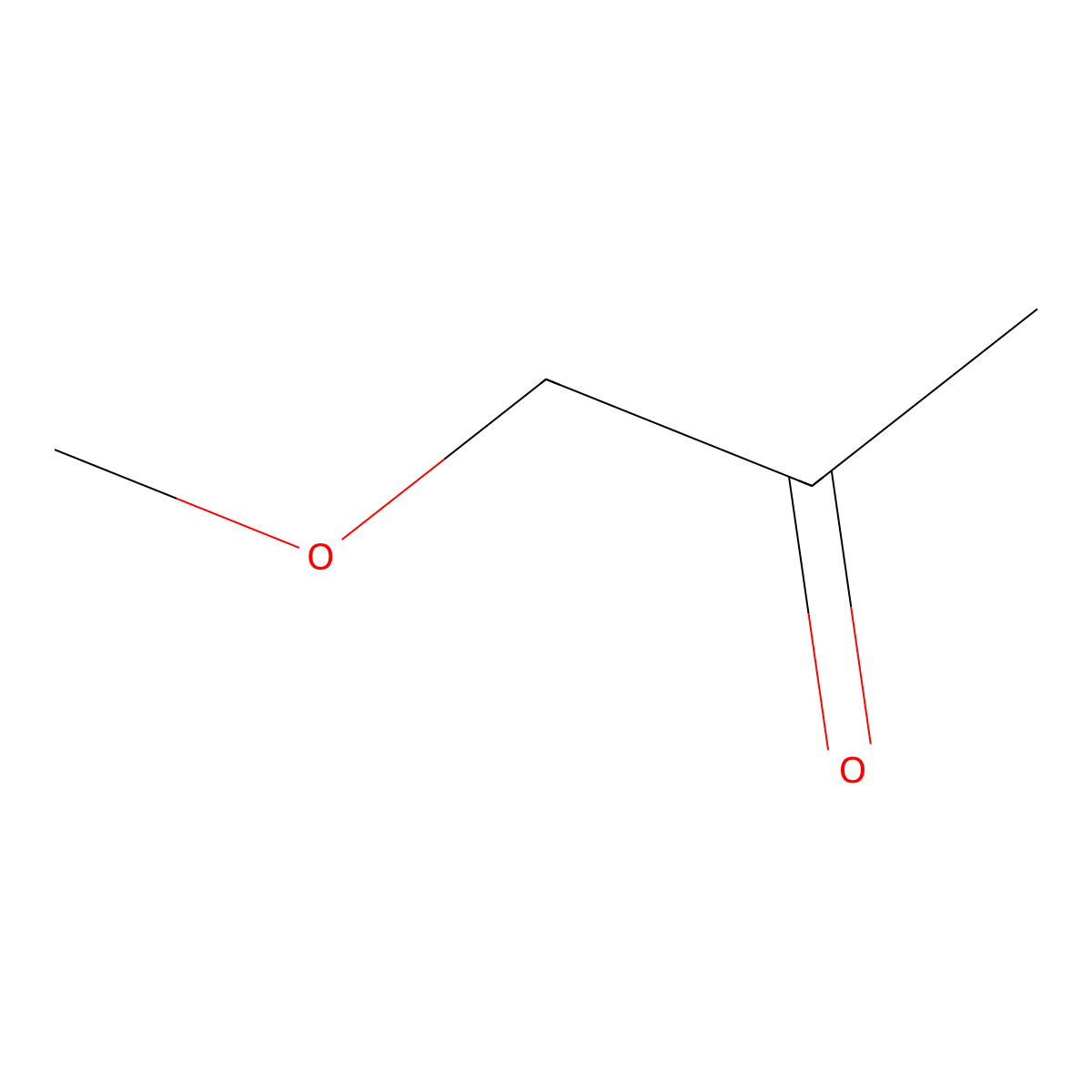 Methoxyacetone molecular structure, CAS 5878-19-3