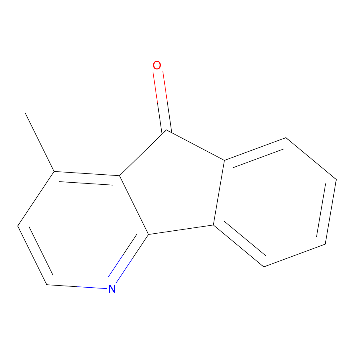 Onychine molecular structure, CAS 58787-04-5