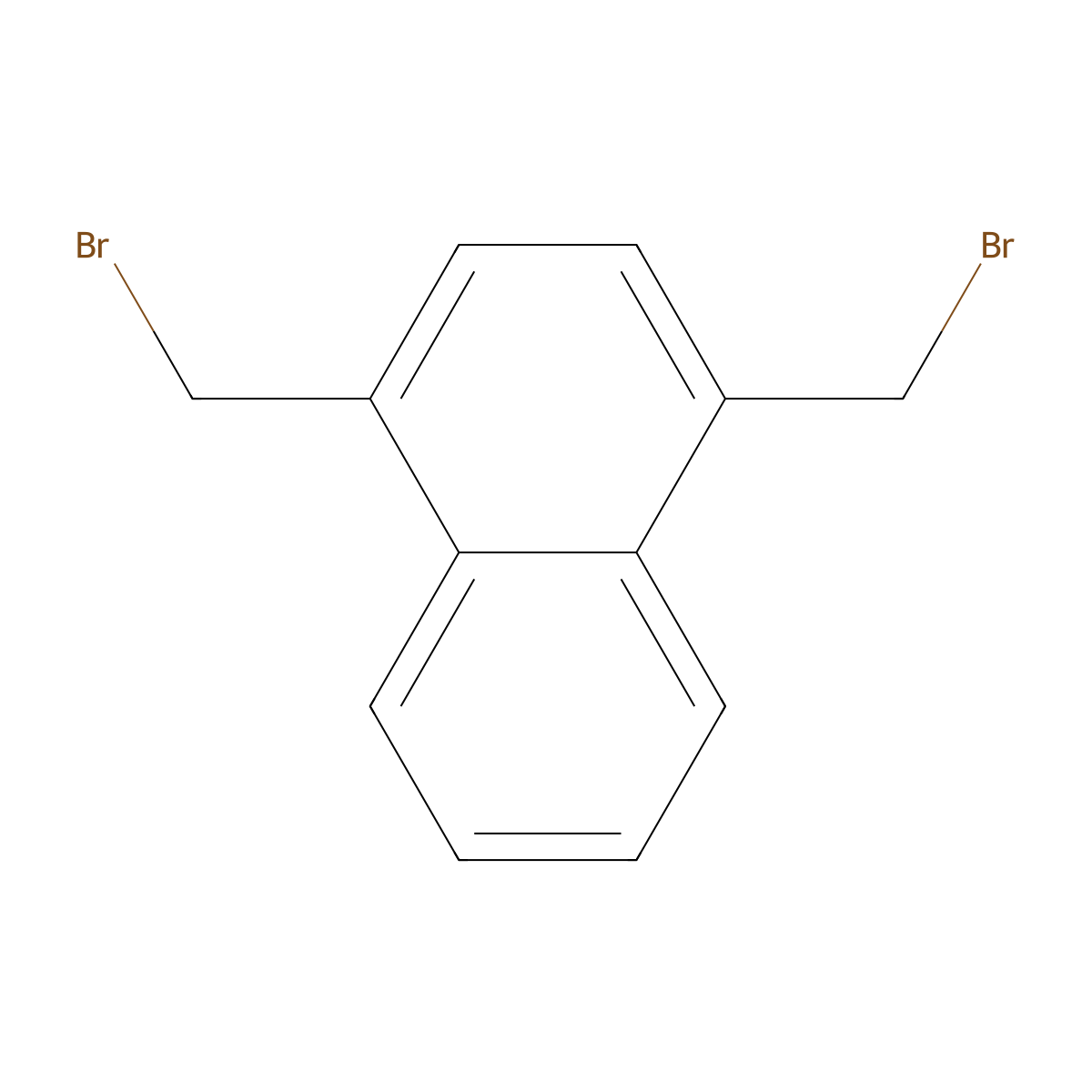 1,4-Bis(bromomethyl)naphthalene molecular structure, CAS 58791-49-4