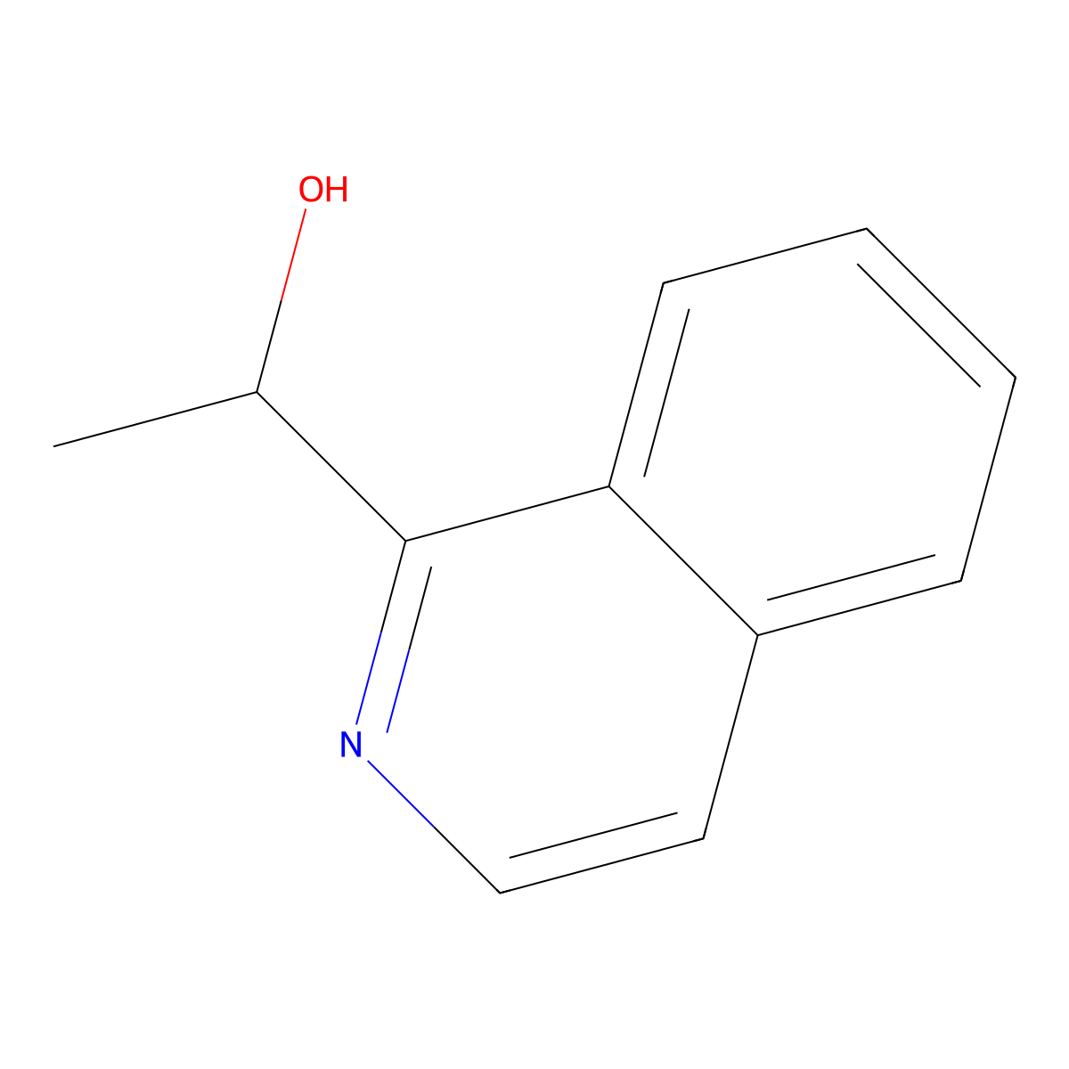 1-(Isoquinolin-1-yl)ethan-1-ol molecular structure, CAS 58794-04-0
