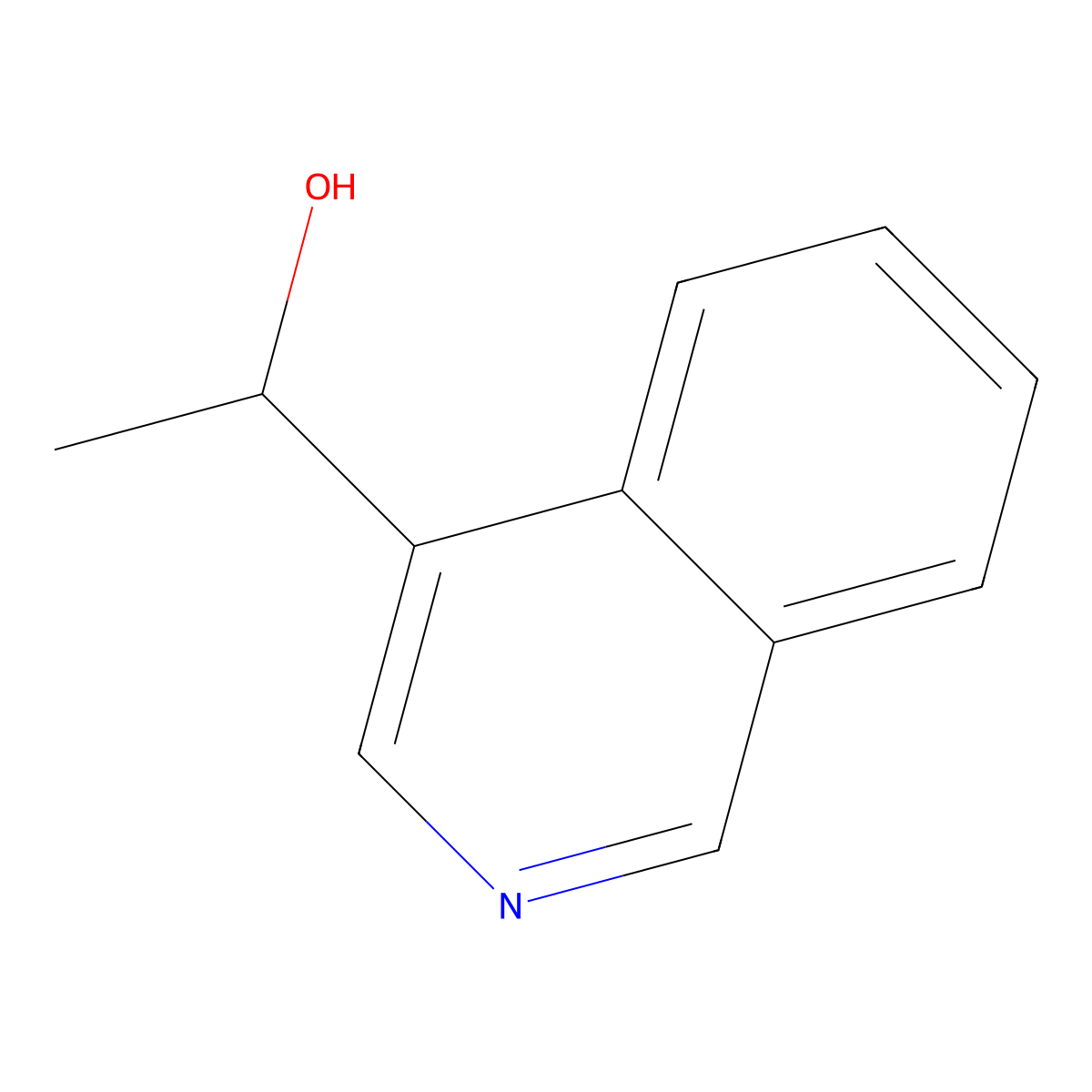 1-(Isoquinolin-4-yl)ethanol molecular structure, CAS 58794-06-2