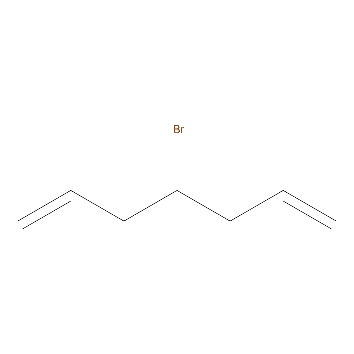 4-Bromohepta-1,6-diene molecular structure, CAS 58794-16-4