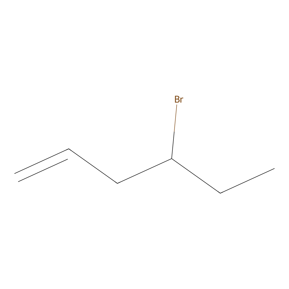 4-Bromo-1-hexene molecular structure, CAS 58794-27-7