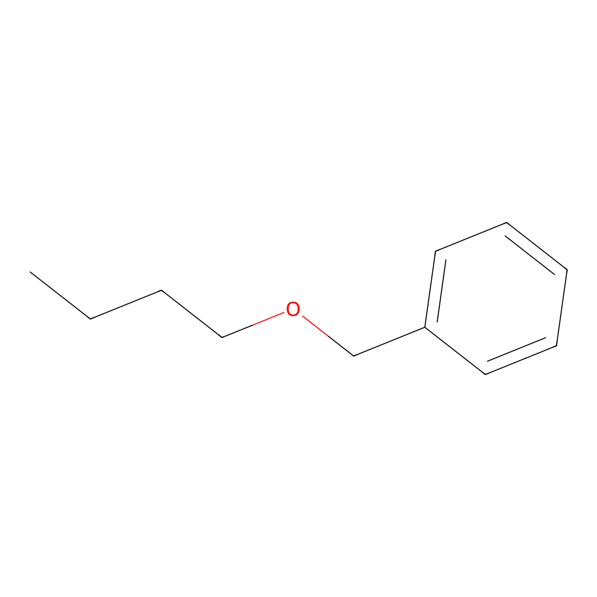 Benzyl butyl ether molecular structure, CAS 588-67-0