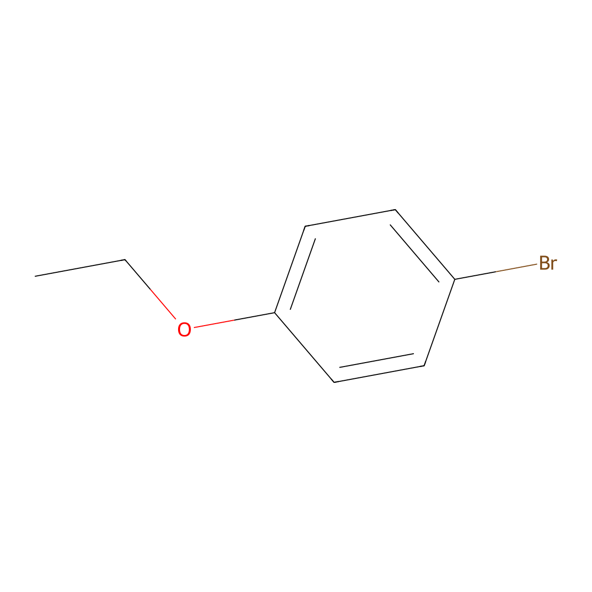 4-Bromophenetole molecular structure, CAS 588-96-5