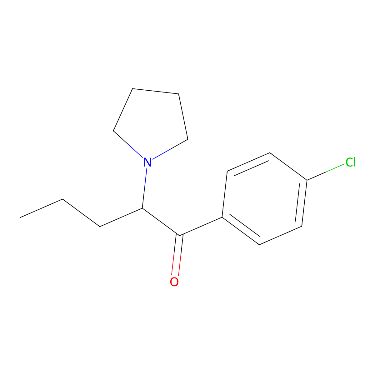 4-Chloro-alpha-PVP molecular structure, CAS 5881-77-6