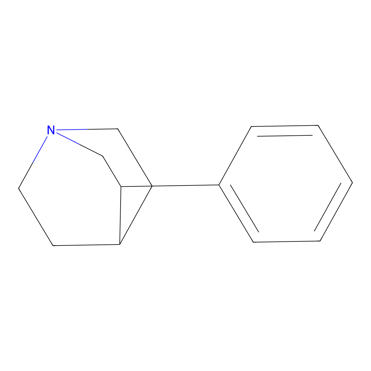 3-Phenylquinuclidine molecular structure, CAS 58822-88-1