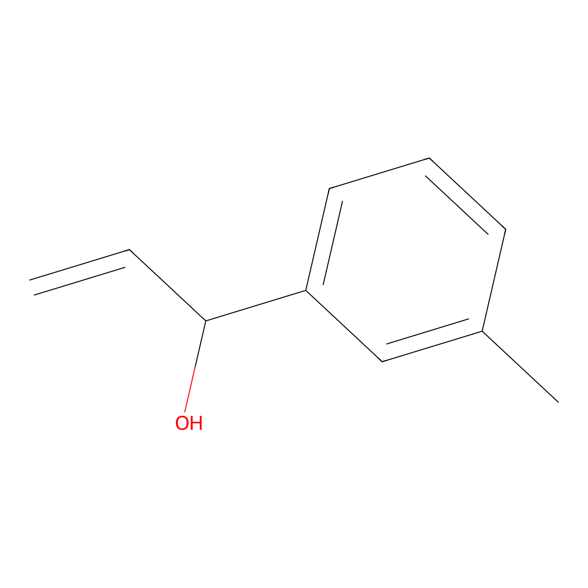 1-(3-Methylphenyl)prop-2-en-1-ol molecular structure, CAS 58824-47-8
