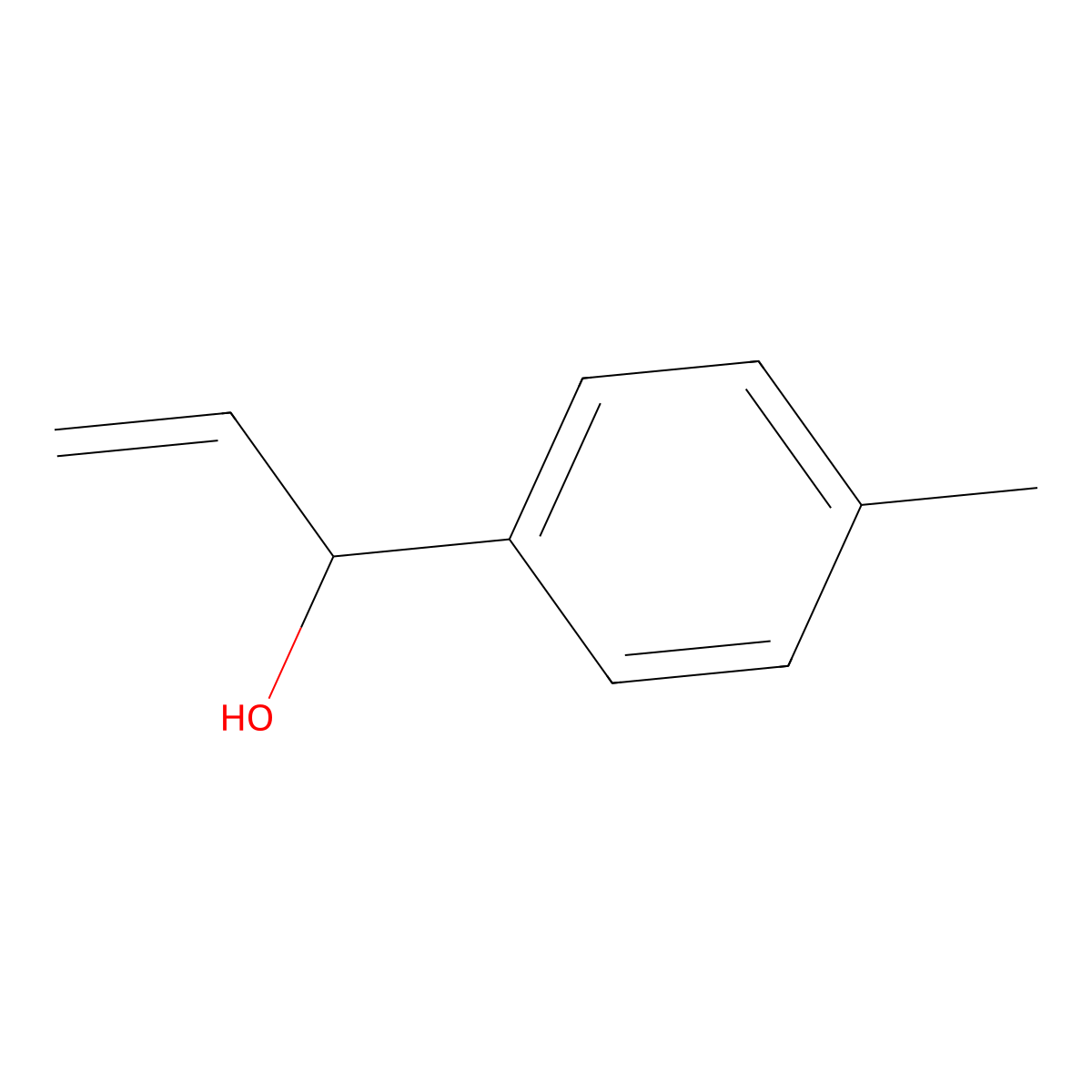 1-(P-tolyl)prop-2-en-1-ol molecular structure, CAS 58824-48-9