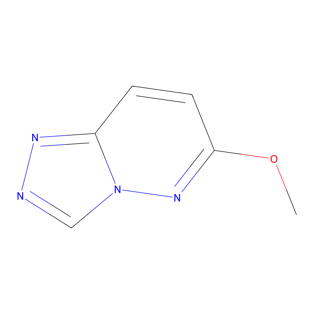 6-Methoxy-[1,2,4]triazolo[4,3-B]pyridazine molecular structure, CAS 58826-42-9