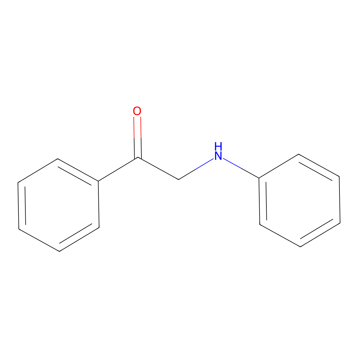 2-Anilinoacetophenone molecular structure, CAS 5883-81-8