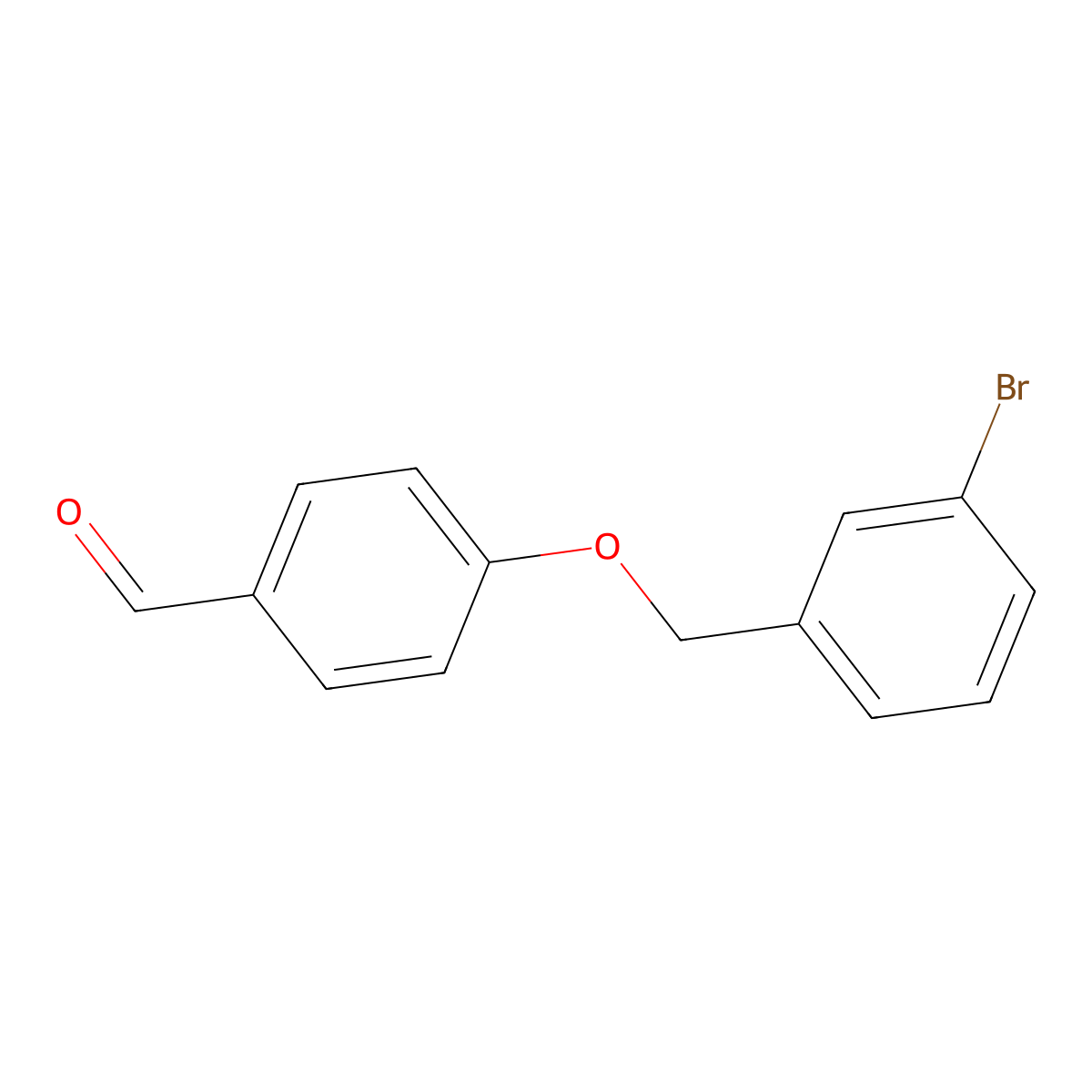 4-[(3-Bromophenyl)methoxy]benzaldehyde molecular structure, CAS 588676-02-2