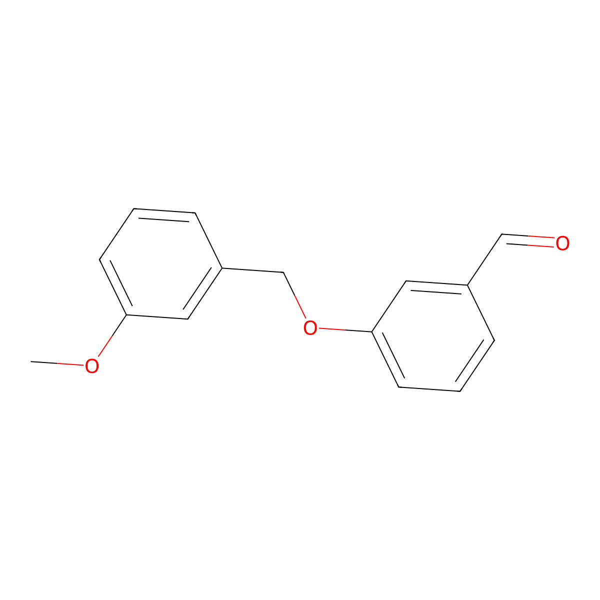 3-[(3-Methoxybenzyl)oxy]benzaldehyde molecular structure, CAS 588685-98-7