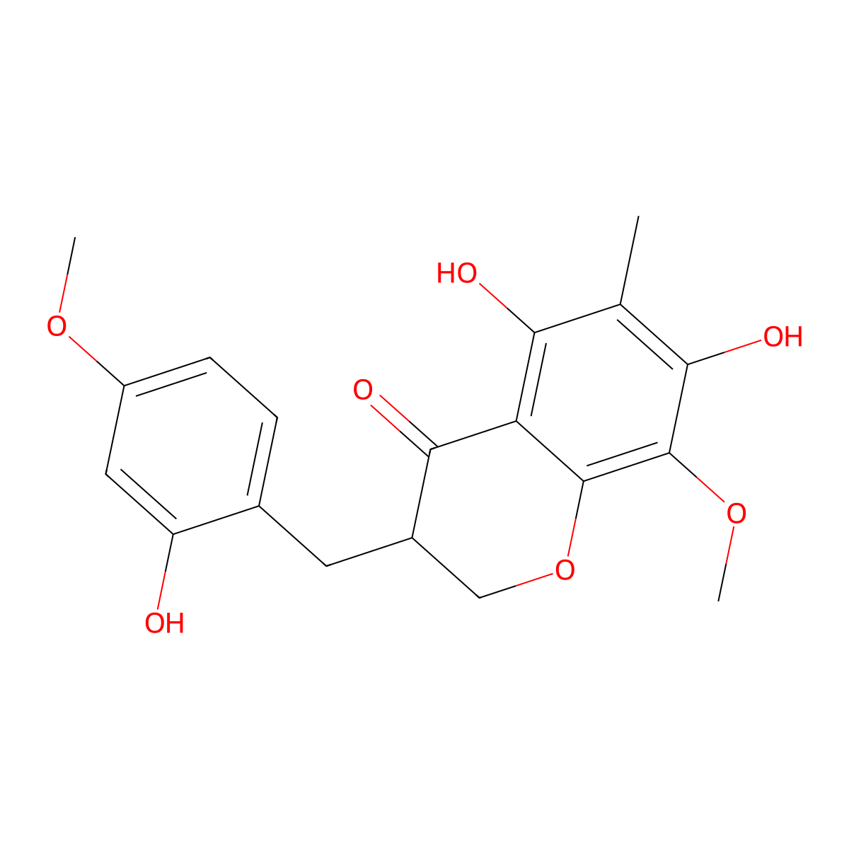Ophiopogonanone E molecular structure, CAS 588706-66-5