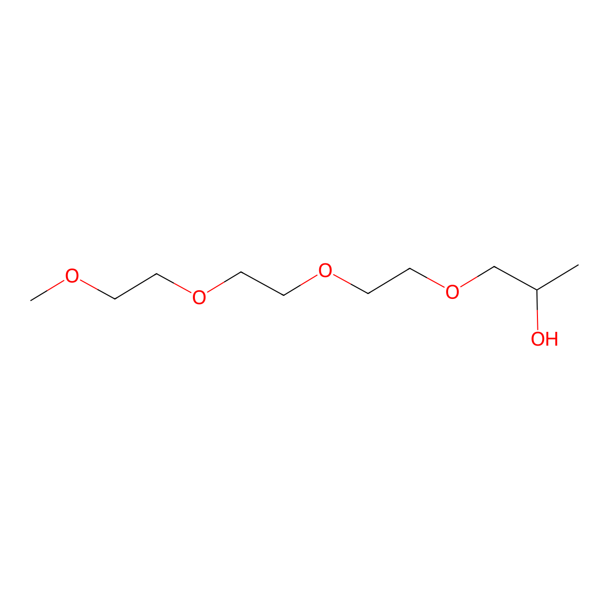 4,7,10,13-Tetraoxatetradecan-2-ol molecular structure, CAS 58872-88-1