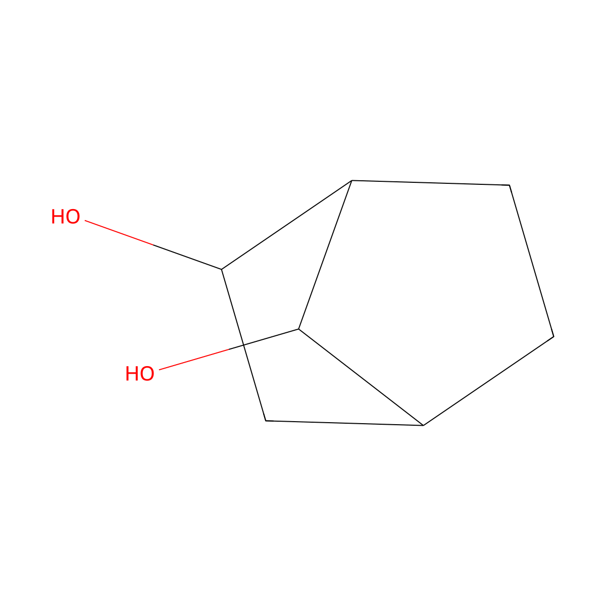 Bicyclo(2.2.1)heptane-2,7-diol molecular structure, CAS 5888-34-6