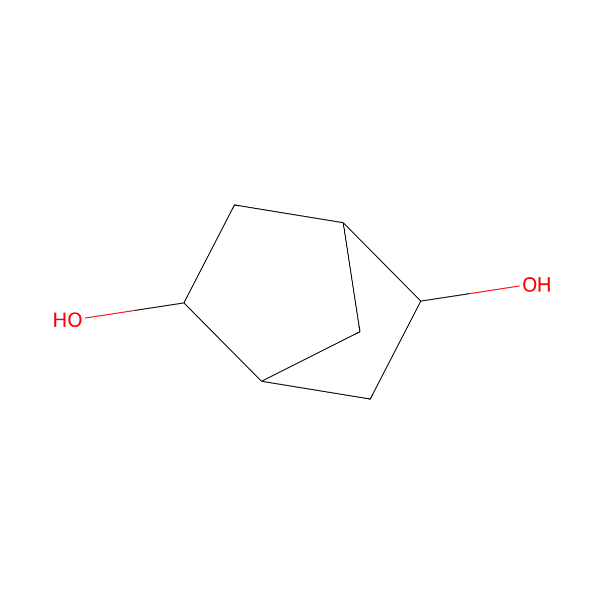 Bicyclo[2.2.1]heptane-2,5-diol molecular structure, CAS 5888-36-8