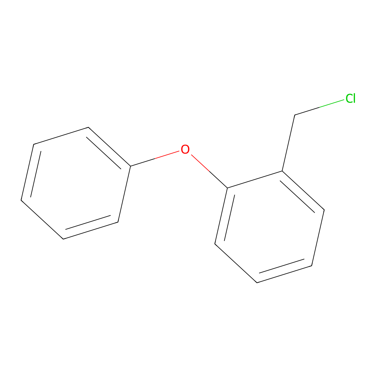 Benzene, (chloromethyl)phenoxy- molecular structure, CAS 5888-53-9