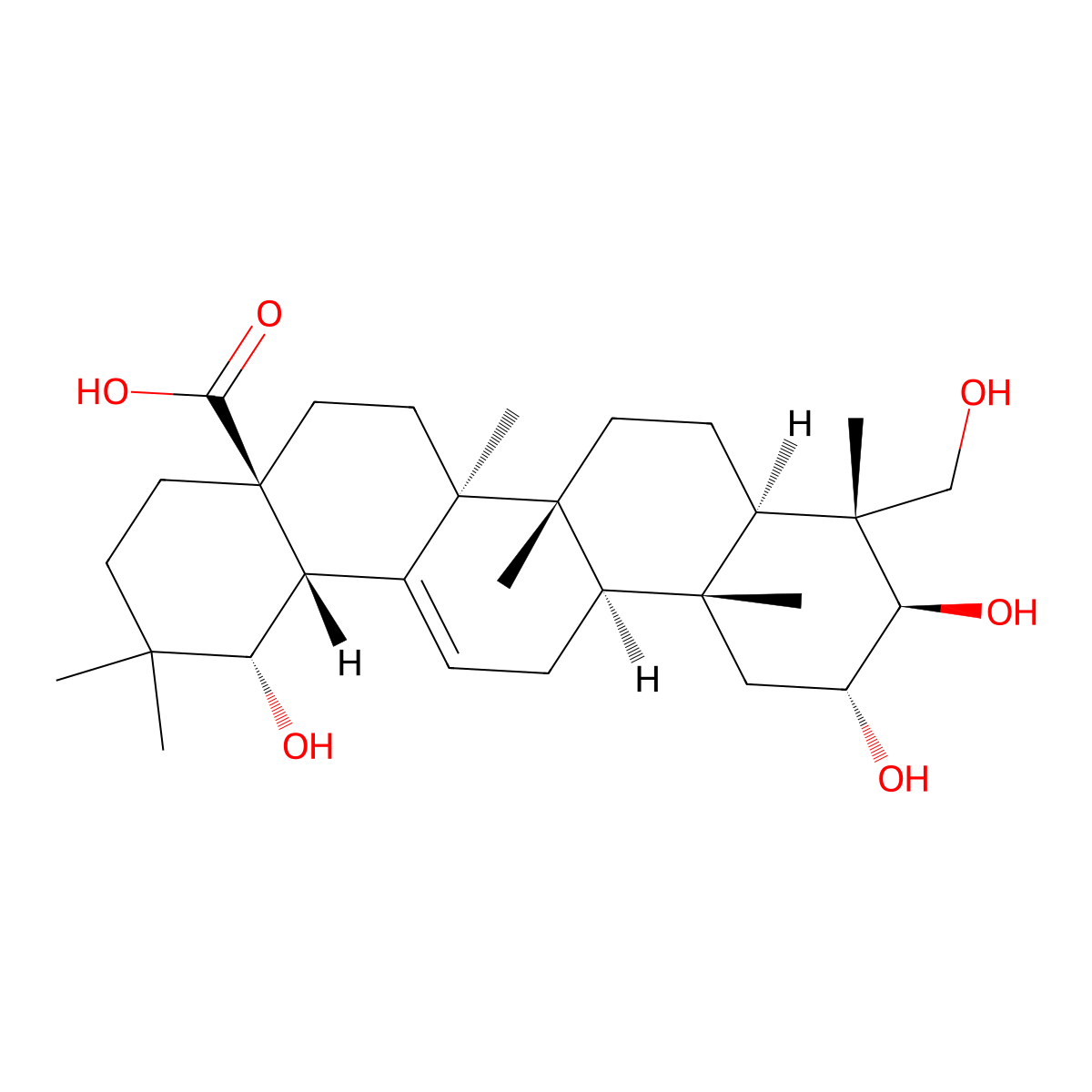 Arjungenin molecular structure, CAS 58880-25-4