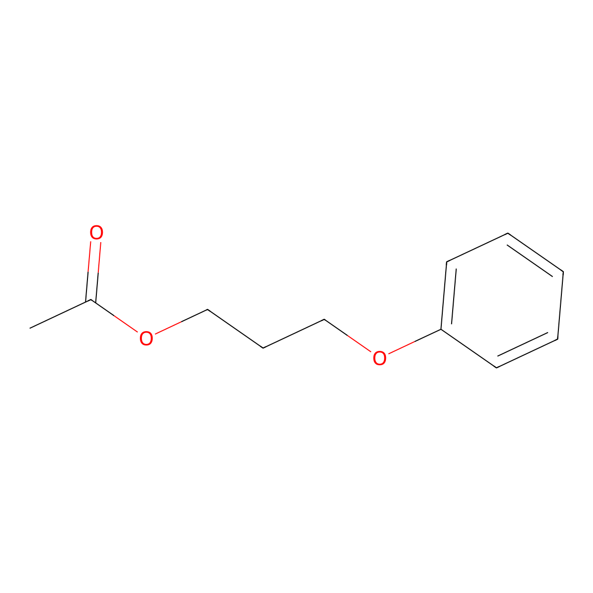 3-Phenoxypropyl acetate molecular structure, CAS 58883-98-0