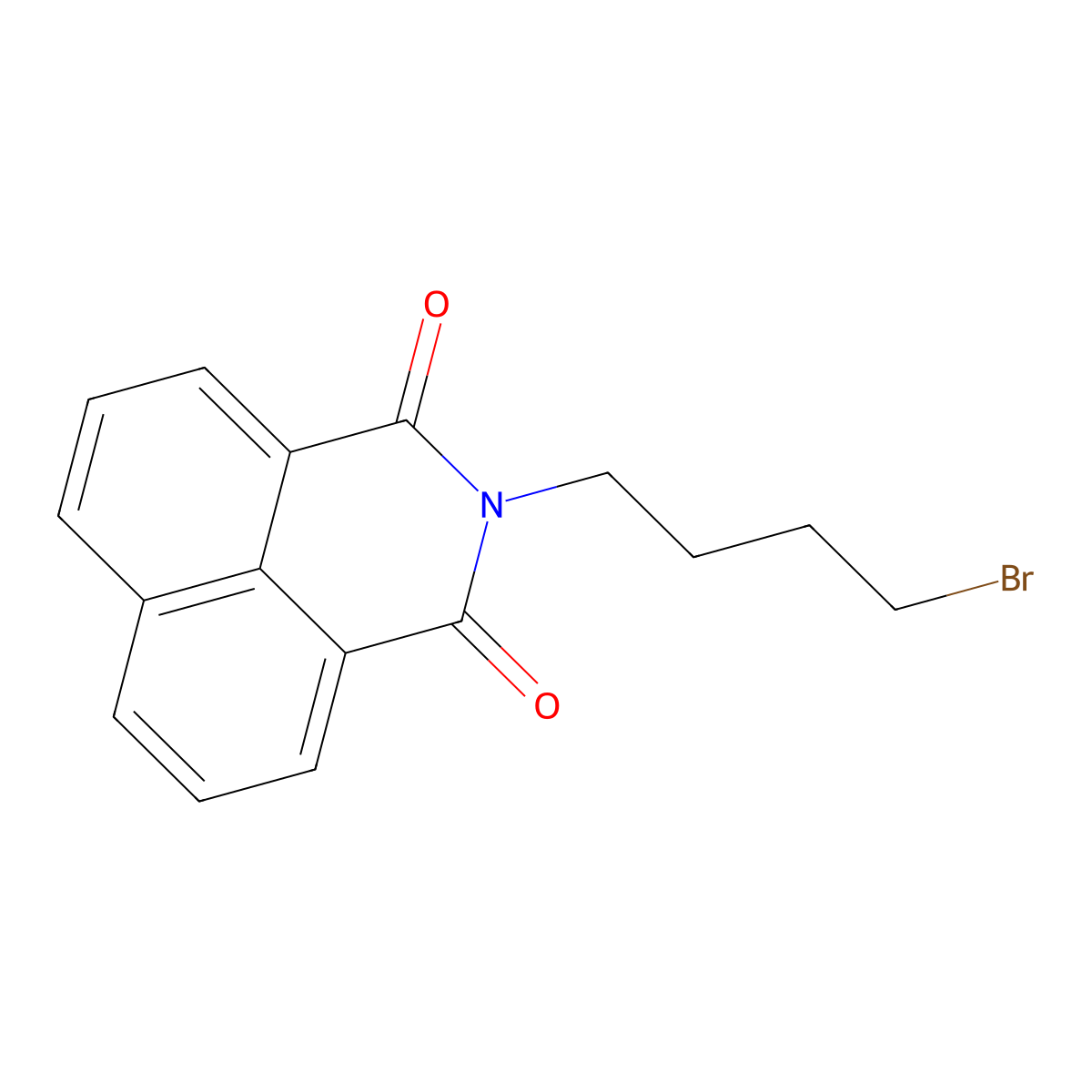 2-(4-bromobutyl)-1H-benzo[de]isoquinoline-1,3(2H)-dione molecular structure, CAS 58895-73-1