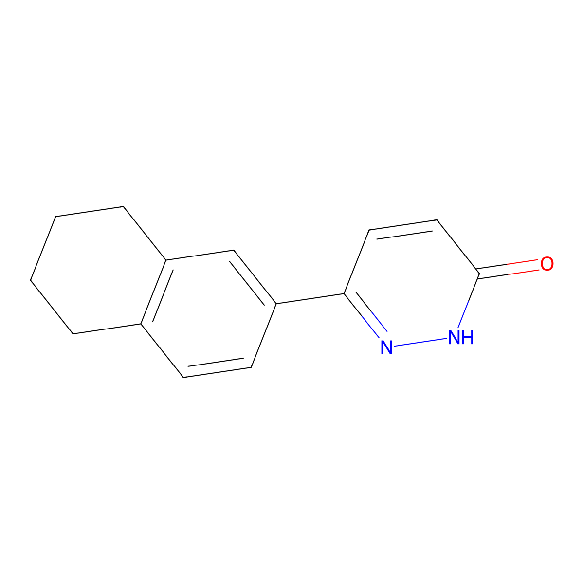 6-(5,6,7,8-Tetrahydronaphthalen-2-yl)pyridazin-3(2H)-one molecular structure, CAS 58897-62-4