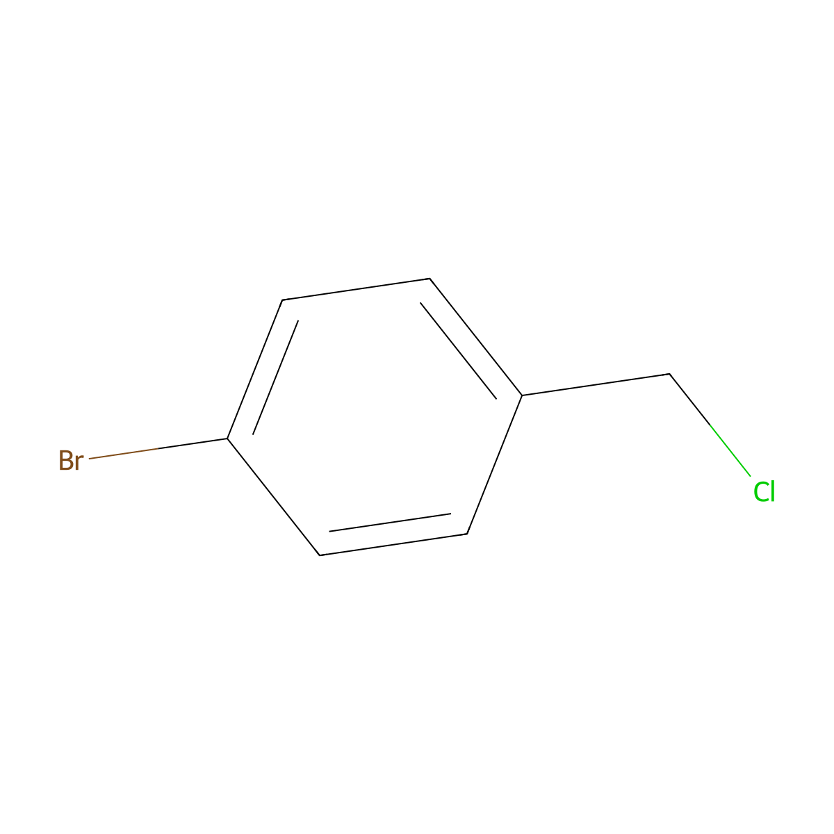 p-Bromobenzyl chloride molecular structure, CAS 589-17-3