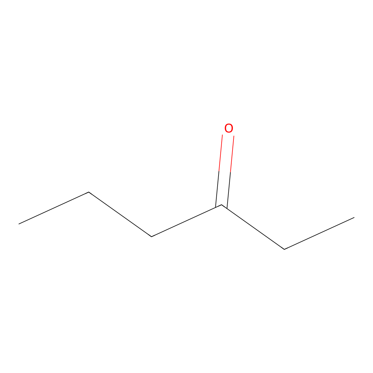 3-Hexanone molecular structure, CAS 589-38-8