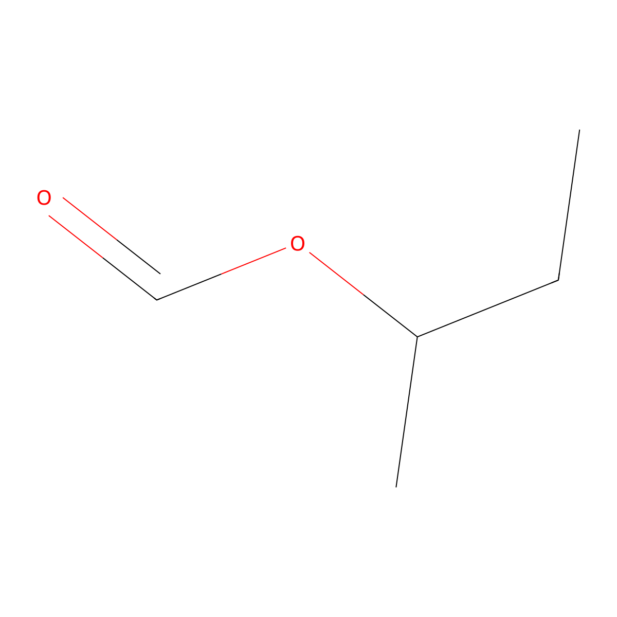 sec-Butyl formate molecular structure, CAS 589-40-2