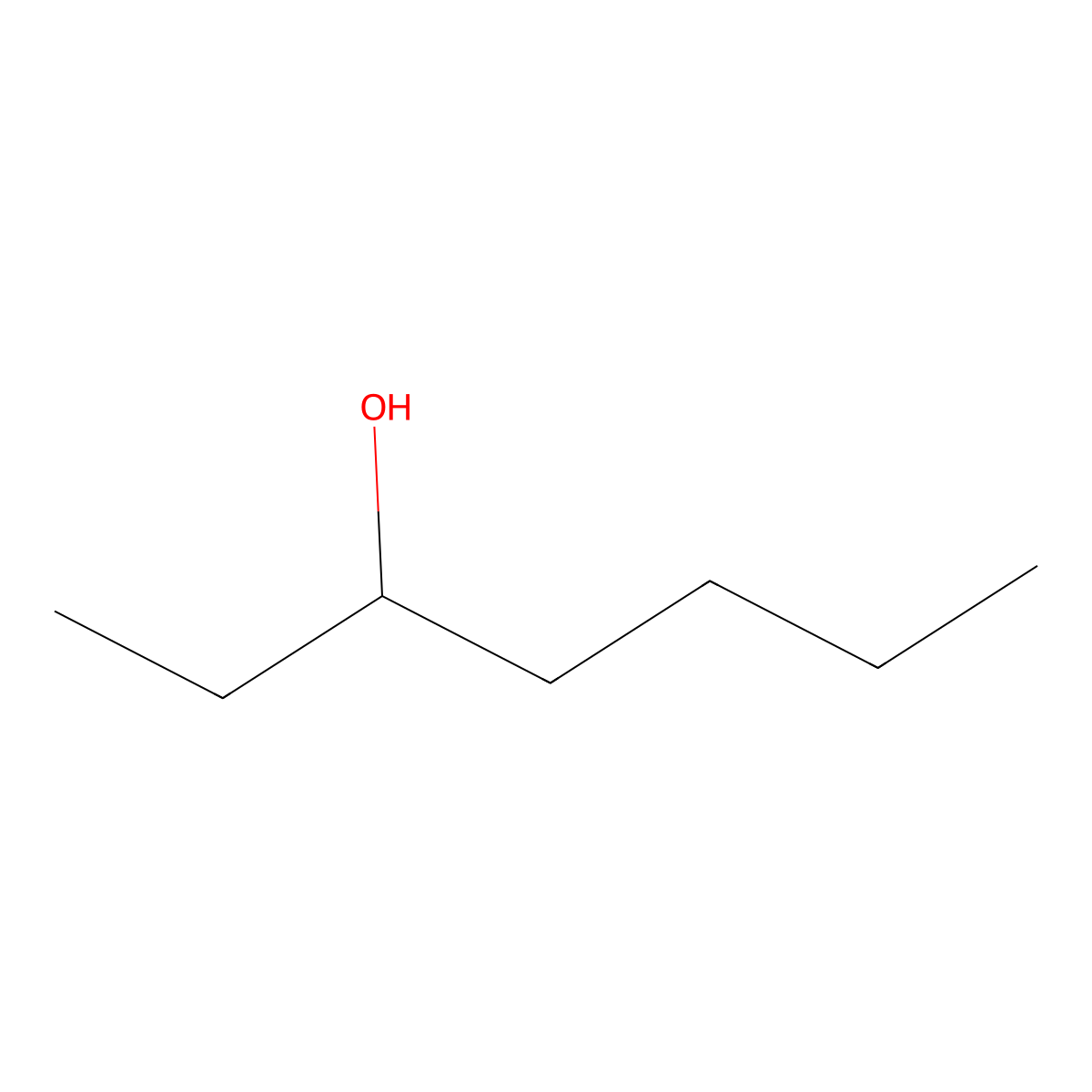 3-Heptanol molecular structure, CAS 589-82-2