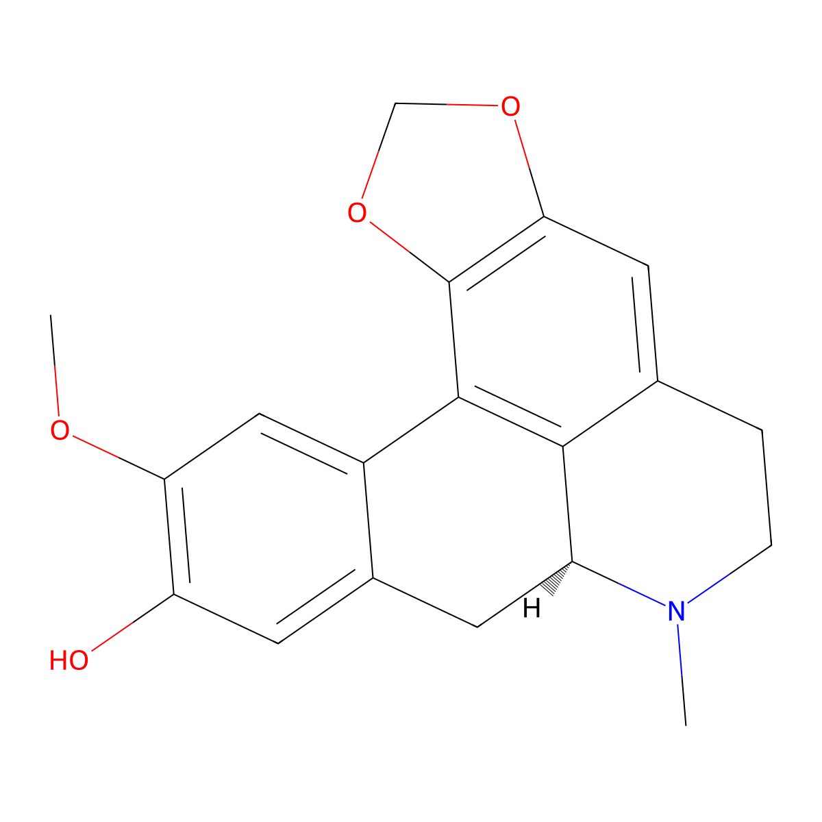 Cassythicine molecular structure, CAS 5890-28-8