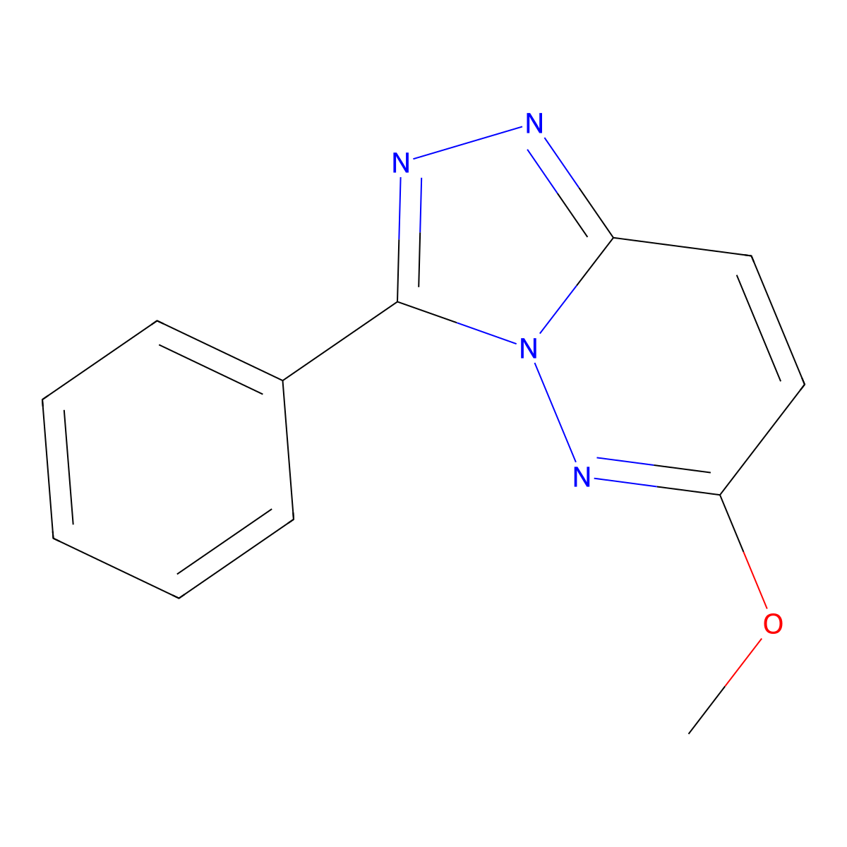 6-Methoxy-3-phenyl-[1,2,4]triazolo[4,3-b]pyridazine molecular structure, CAS 58909-92-5