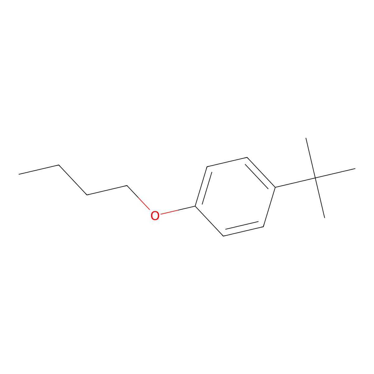 1-Butoxy-4-tert-butylbenzene molecular structure, CAS 5891-68-9