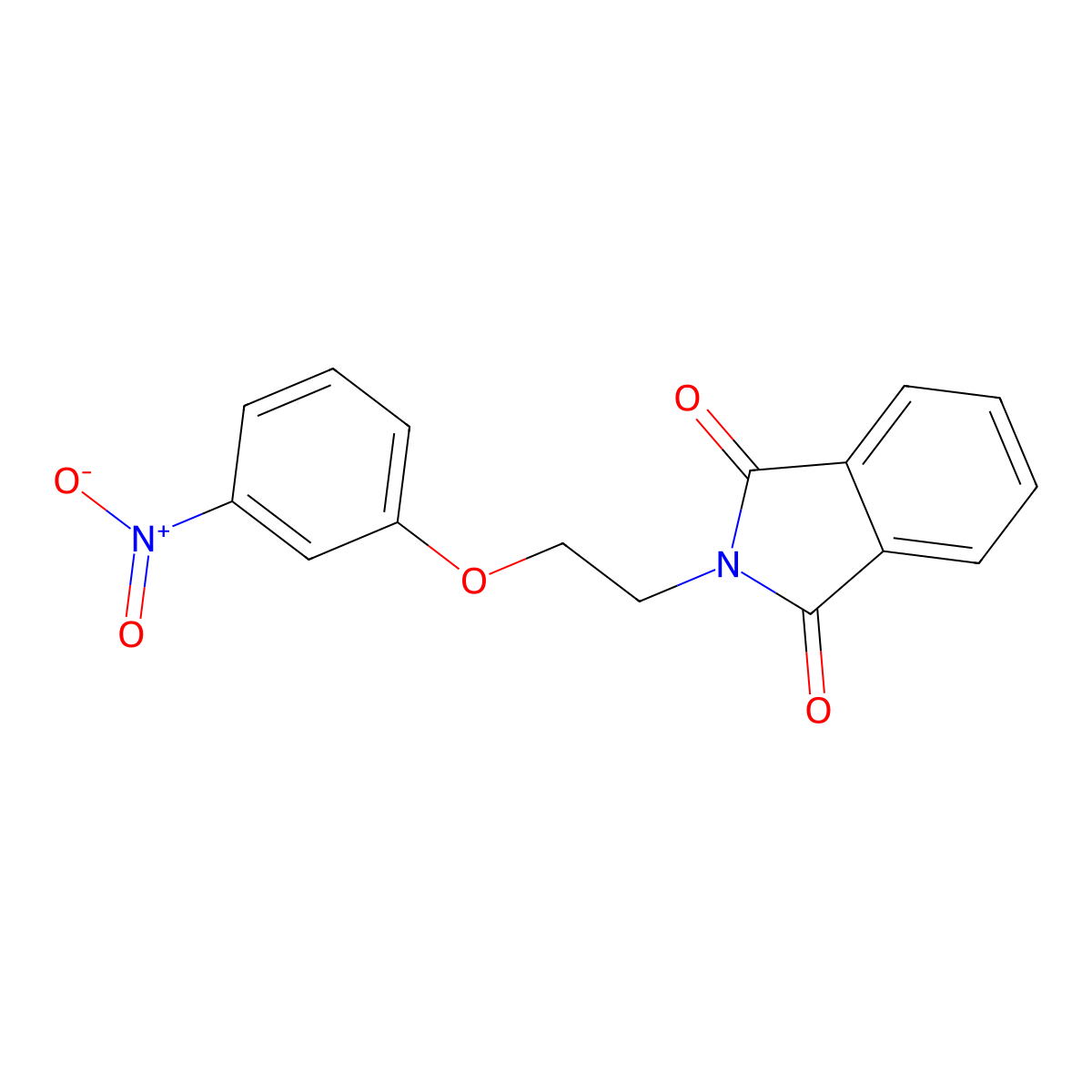 2-[2-(3-nitrophenoxy)ethyl]-1H-isoindole-1,3(2H)-dione molecular structure, CAS 58910-41-1