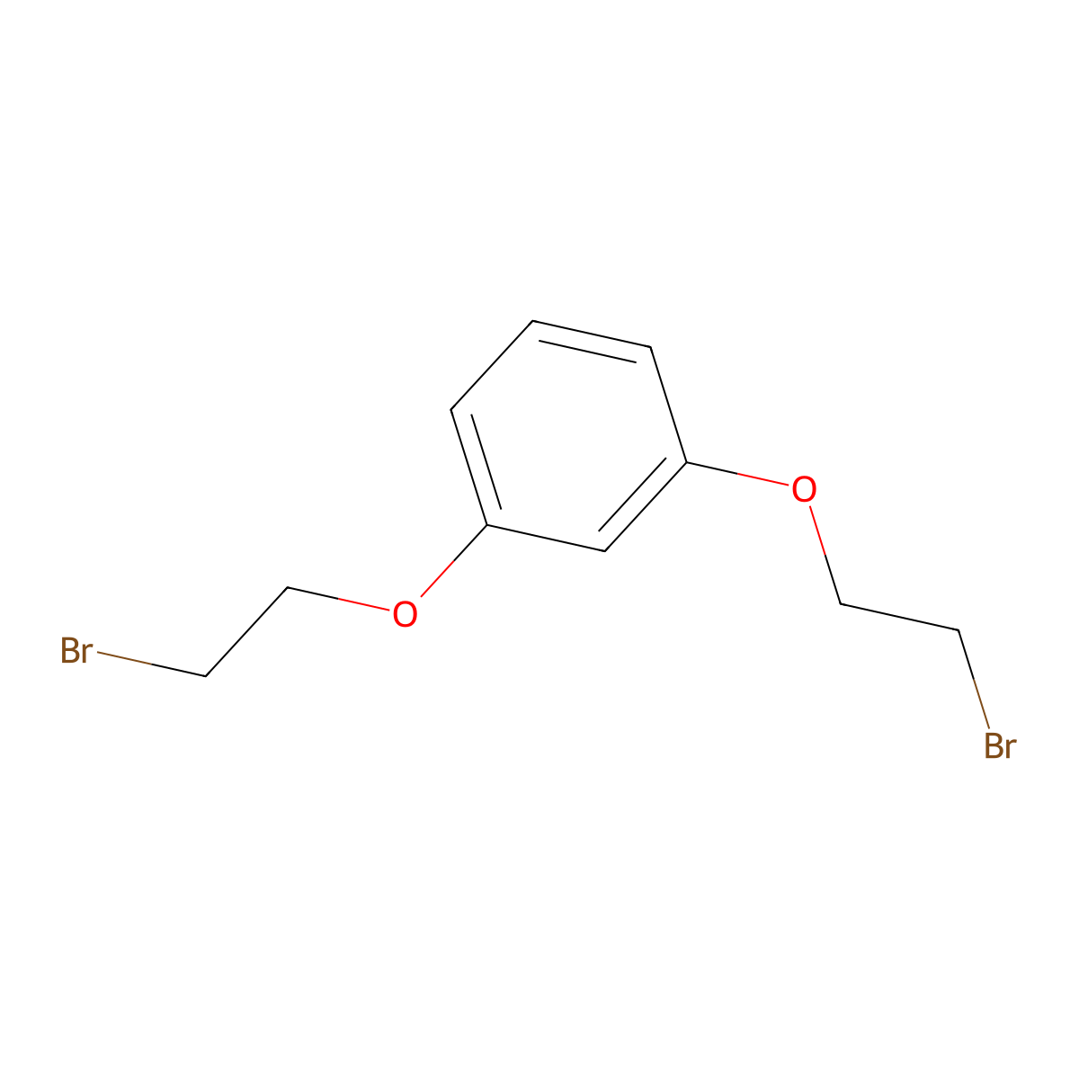 1,3-Bis(2-bromoethoxy)benzene molecular structure, CAS 58929-74-1