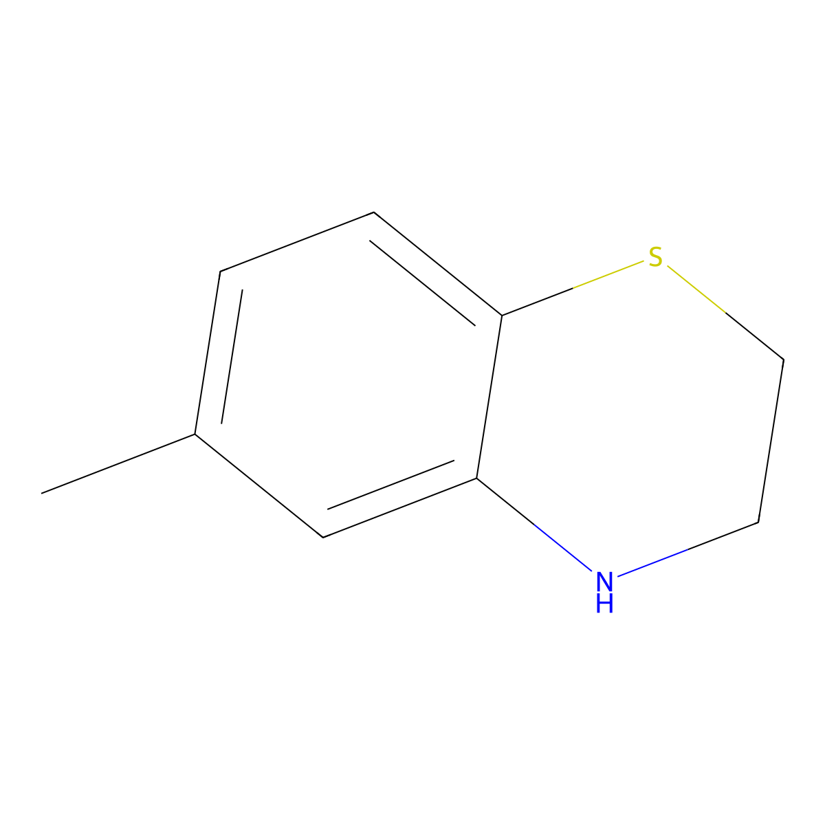6-Methyl-3,4-dihydro-2H-benzo[b][1,4]thiazine molecular structure, CAS 58959-99-2